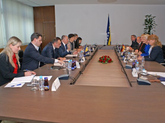 Members of the BiH PA Friendship Group for Western Europe talked with members of the Friendship Group of the German Bundestag